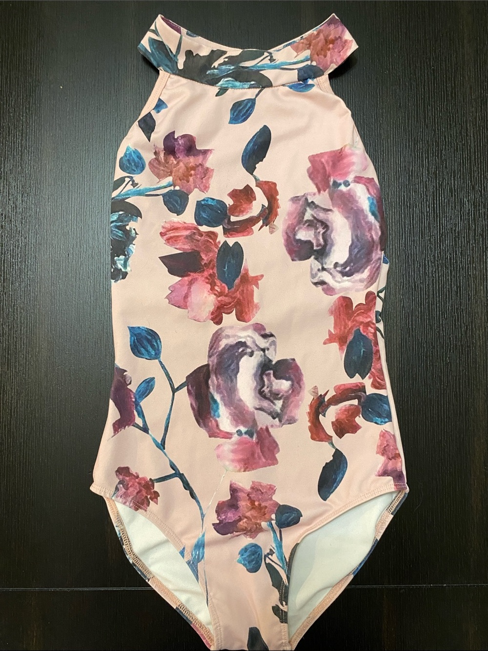 Pink Floral Dance Leotard Size XS